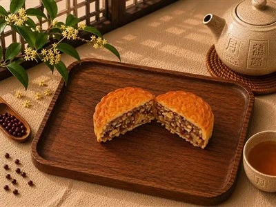 Лунный пирог с орехами и орехами